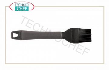 Technochef - Pennello Silicone con manico in polipropilene, cod. 48280-09 Pennello in silicone, manico in polipropilene, lungo cm 20