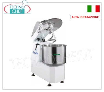 FIMAR - Impastatrice a Spirale ad ALTA IDRATAZIONE da 12 Kg, Testa Sollevabile e Vasca Fissa, Comandi Meccanici
