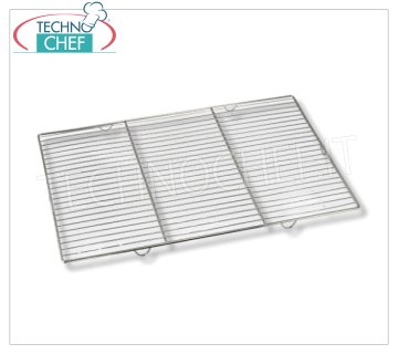 GRIGLIA di COLAGGIO con PIEDINI in ACCIAIO INOX - mm 600x400