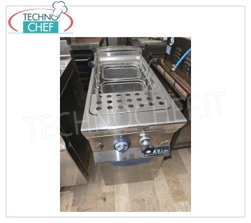 CUOCIPASTA GAS 1 VASCA LT 40, CON 2 CESTELLI E FALSO FONDO -- USATO, OCCASIONE!!! - dim. cm 40x90x85h