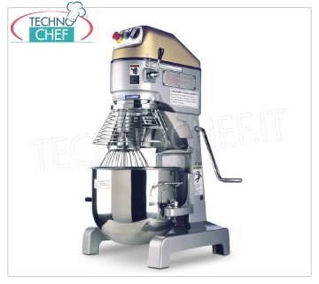 BAKERMIX - Impastatrice Planetaria Professionale, vasca inox da lt 19