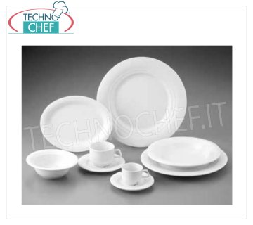 GURAL PORSELEN - Porcellane per Ristorante PIATTO FRUTTA, Collezione Moscow Bianco, Marca GÜRAL PORSELEN