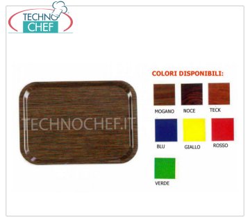 Vassoi self-service in laminato plastico, leggero e sottile