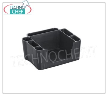 Portacondimenti CONTENITORE PER BANCO BAR, CM. 25X22X11H