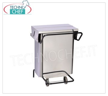 Pattumiere in acciaio inox