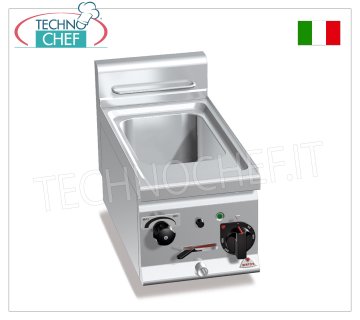 TECHNOCHEF- CUOCIPASTA ELETTRICO da BANCO, Vasca inox da lt.11, Mod.E6CP3B CUOCIPASTA ELETTRICO da BANCO, BERTOS, Linea PLUS 600, Serie PASTA ITALY, con vasca inox da lt.11, V.230/1, Kw.3,5, dim.mm.300x600x290h