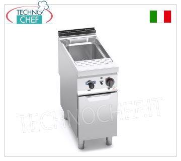 TECHNOCHEF - CUOCIPASTA ELETTRICO 1 Vasca  da 40 lt. su Mobile, Mod.E9CP40
