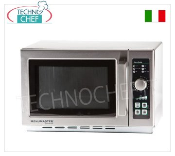 MENUMASTER, Forno microonde Professionale, mod. RCS511DSE,  COMANDI MANUALI Forno microonde Professionale MENUMASTER, con COMANDI MANUALI, camera cottura da mm 368x381x216h, adatta per contenitori GN 2/3, potenza resa Kw 1,1,  V.230/1, Kw 1,55, peso 18,6 Kg, dim.mm 559x438x349h