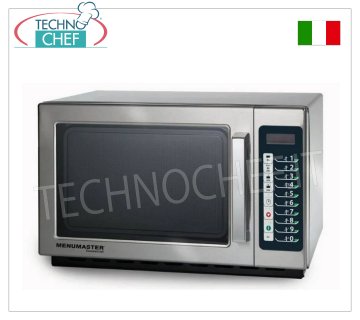 MENUNASTER, Forno microonde Professionale mod. RCS511TS,  COMANDI DIGITALI Forno microonde Professionale MENUMASTER, con COMANDI DIGITALI, camera cottura da mm 368x381x216h, adatta per contenitori GN 2/3, potenza resa Kw 1,1, V.230/1, Kw 1,55, peso 18,6 Kg, dim.mm 559x438x349h