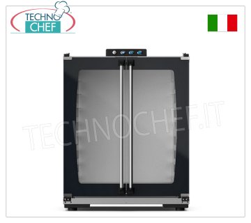 UNOX - Armadio lievitatore per forni capacità 8 teglie da mm 460x330 LIEVITATORE per FORNI Mod. XFT130 - XFT133 - XFT110 - XFT113 - XFT023 - XFT013, versione con COMANDI MANUALI, 2 Porte Vetri, capacita' 8 TEGLIE da mm 460x330, V. 230/1, Kw 1,2, Dimensioni Esterne, mm 600x657x757H