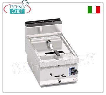 BERTOS - FRIGGITRICE a GAS 1 vasca da lt.10, Bruciatori in Vasca, Comandi Meccanici, mod.GL10B
