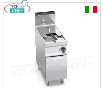 BERTOS - FRIGGITRICE a GAS su MOBILE,1 VASCA da lt.18, Comandi Analogici, Mod.9GL18MI