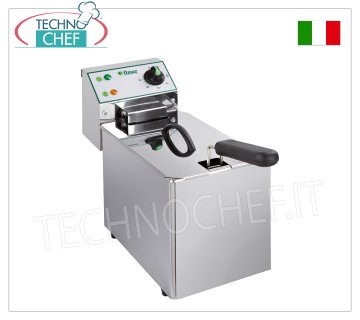 FIMAR - Technochef, Friggitrice Elettrica da banco, 1 vasca da lt.4, Mod.FR4N