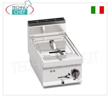 TECHNOCHEF - FRIGGITRICE ELETTRICA da BANCO, 1 VASCA da lt.10, Mod.E7F10-4B FRIGGITRICE ELETTRICA da BANCO, BERTOS, Linea MACROS 700, Serie TURBO, 1 VASCA da lt.10, V.400/3+N, Kw.6,00, Peso 22 Kg, dim.mm.400x700x290h