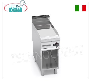FRY TOP a GAS con PIASTRA LISCIA in compound, Mod. G9FL4M/CPD