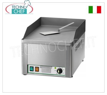 FIMAR - Fry Top Elettrico Professionale da Banco, Piastra Liscia, Mod.FRY1L