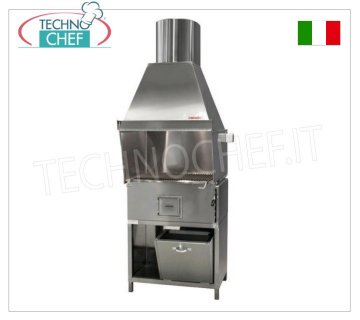 GRIGLIA ROMAGNA - Griglia/Cucina Romagna a carbone vegetale con 1 braciere,