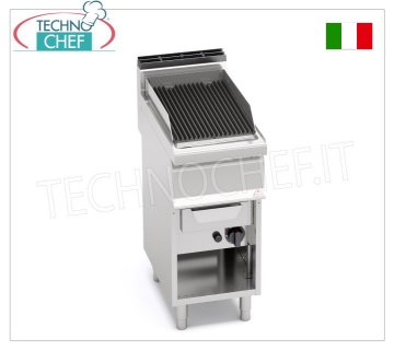 TECHNOCHEF - GRILL VAPOR-ACQUA a GAS, 1 modulo su VANO a GIORNO, Mod.G7WG40M