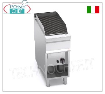 TECHNOCHEF - GRILL VAPOR-ACQUA a GAS, 1 modulo su VANO a GIORNO, Mod.G9WG40M