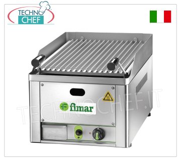 Fimar - GRIGLIA PIETRA LAVICA a GAS, 1 modulo TOP, Mod.GL33