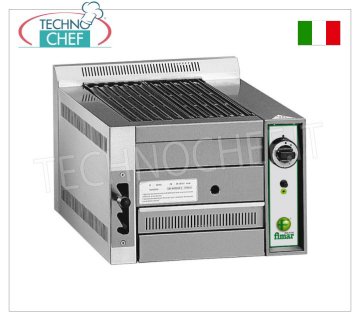 FIMAR - Technochef, Griglia Pietralavica a Gas da Banco,1 ZONA di COTTURA, Mod.B50