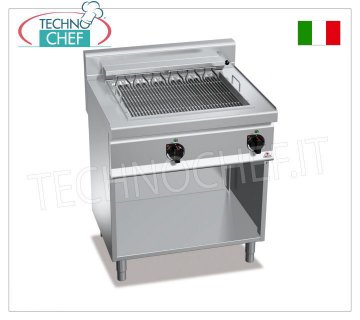 TECHNOCHEF - GRIGLIA ELETTRICA, DOPPIO modulo su VANO a GIORNO, Kw.8,16, Mod.E7CG80M