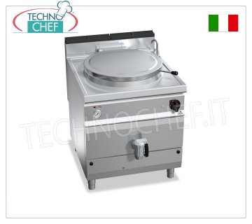 TECHNOCHEF - Pentola Cilindrica a Gas da lt.150, Riscaldamento indiretto, Mod.G9P15I