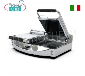 SPIDOCOOK - Piano Cottura Elettrico con Doppia Piastra in Vetroceramica Liscia, Mod.SP020