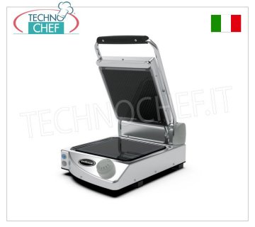 SPIDOCOOK - Piano Cottura Elettrico con Piastra in Vetroceramica Liscia-Rigata, Mod.SP010PR