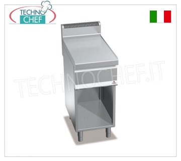 TECHNOCHEF - PIANO NEUTRO su VANO a GIORNO con CASSETTO, 1 modulo da 400 mm, Mod.N7T4MC