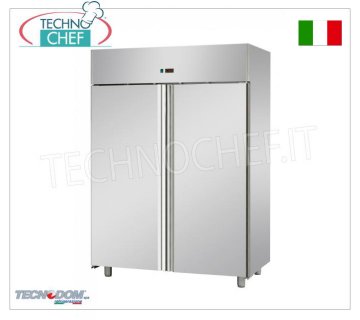 TECNODOM - Armadio Congelatore-Freezer 2 porte, lt.1400, PASTICCERIA, Temperatura Negativa Armadio Congelatore-Freezer 2 porte, Marca TECNODOM, struttura in acciaio inox, capacità lt.1400, PASTICCERIA, bassa temperatura -18°/-22°C, refrigerazione ventilata, PASTICCERIA Teglie mm 600x400, V.230/1,Kw.0,7,Peso 169 Kg,dim.mm.1420x800x2030h