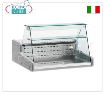 VETRINA ESPOSITIVA REFRIGERATA da BANCO, versione con VETRO DRITTO, mod.VRB8