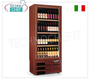 Technochef - Frigorifero  per VINI 1 PORTA  per  112  bottiglie,  MONO o  MULTITEMPERATURA,