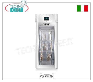 STAGIONATORE CONSERVATORE Salumi in Acciaio 1 PORTA VETRO, resa max 100 Kg