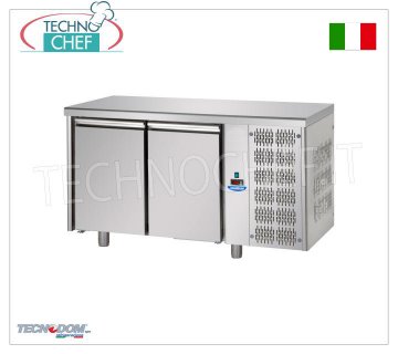 TECNODOM - Tavolo Refrigerato 2 PORTE, capacità lt.440, Pasticceria Teglie mm 600x400