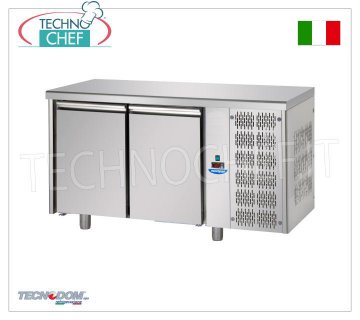 Tecnodom - Tavolo Frigo/Refrigerato Professionale 2 porte, Mod.TF02MIDGN