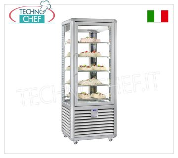 TECHNOCHEF - Vetrina Refrigerata per Pasticceria, Temp.+5°-20°C, 1 Porta, lt.427, Mod.CGL450G2T