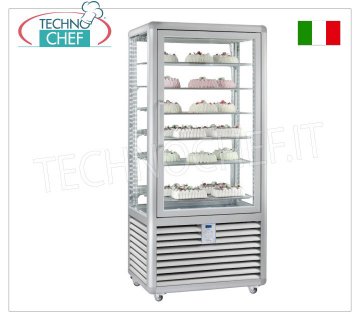 TECHNOCHEF - Vetrina Congelante per Gelateria 1 Porta, Temp.-15°-25°C, lt.541, Mod.CGL600S