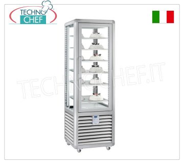 TECHNOCHEF - Vetrina Congelante  per Gelateria, Temp.-15°- 25°C, 1 Porta, lt.360, Mod.CGL350S