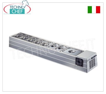 Vetrina refrigerata in ABS da banco, mm 1830x330
