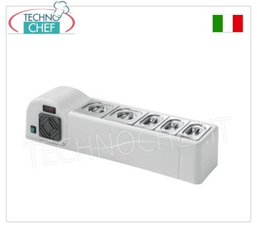 Vetrina refrigerata in ABS da banco, lunga mm 990x245