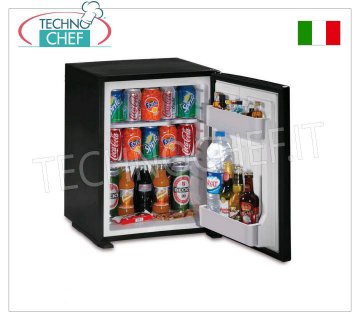 Technochef - Frigor Minibar per camera albergo, capacità 40 lt, Frigor minibar per camera albergo,  capacità 40 lt, temperatura +8°/+14°C, V.230/1, Kw.0,06-0,065, Peso 15, dim.mm.566x441x457h