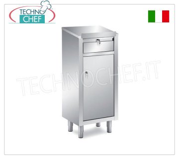 ARMADIO SCRIVIMPIEDI con PORTA a BATTENTE e CASSETTO, Mod.SPA/1