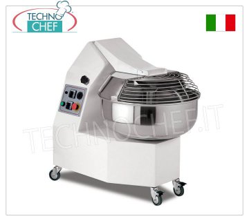 Technochef - IMPASTATRICE a FORCELLA da 35 Kg, VASCA da lt.40, per PIZZA, Pane e Pasta Impastatrice a forcella da 35 Kg, con vasca da 40 litri, variazione Velocita' continua,  V 230/1, kW 1,1,  Peso Kg. 145, dim. mm 850x500x755h