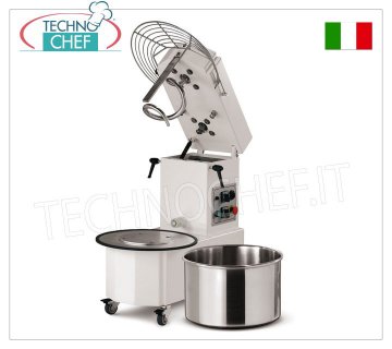 IMPASTATRICE a SPIRALE da 12 Kg (vasca da lt.15), dim.mm.675x350x702h