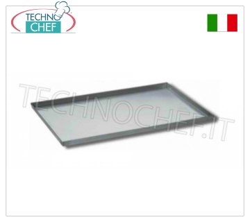 Teglie Pizza-Pasticceria in Alluminio Pienoi, con bordo alto 3 cm,