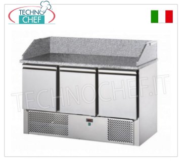 Banchi Pizza Refrigerato, 3 Porte, dim.mm.1410x700x1070h