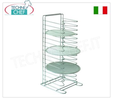 Portateglie-retine pizza / pasticceria da Tavolo con 15 Supporti Grigliati