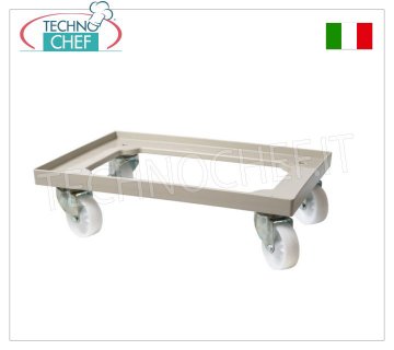 Carrello per Cassette Impasti  Pagnotte  Pizza da cm 60x40, mod. CA6040