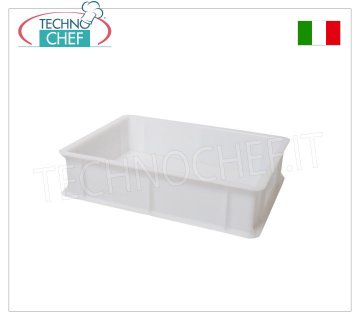 Cassette per Impasti-pagnotte pizza da cm 40x30x10h, colore Bianco